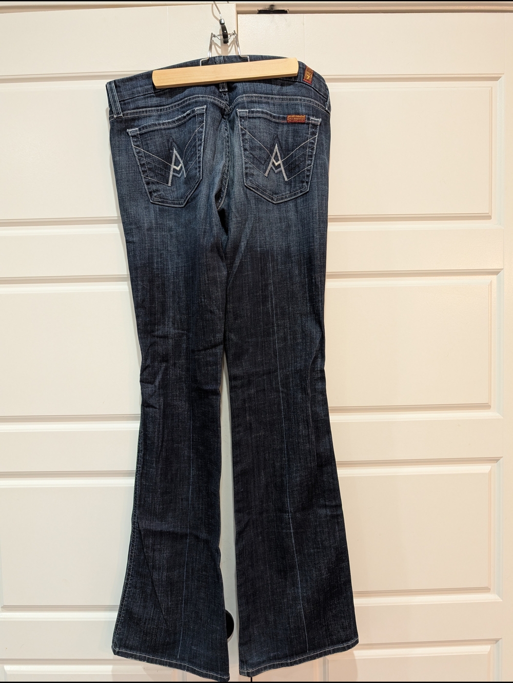 7 For All Mankind "A" Pocket Bootcut Jeans Size 29 - Picture 2 of 8